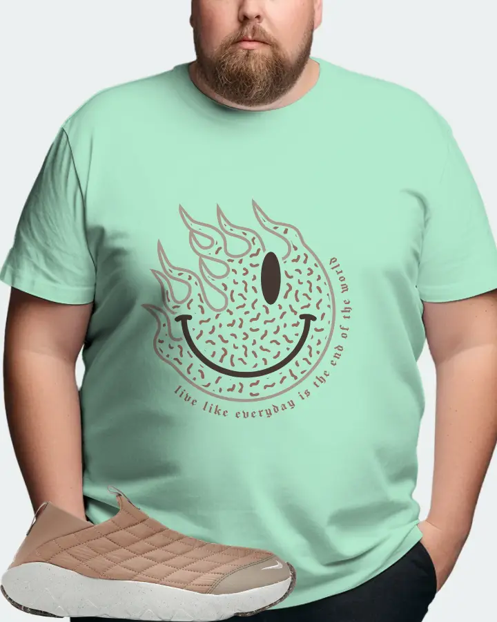 Nike ACG Moc 3.5 Sneaker Matching Mint T-Shirt (Keep Smiling) - View 8