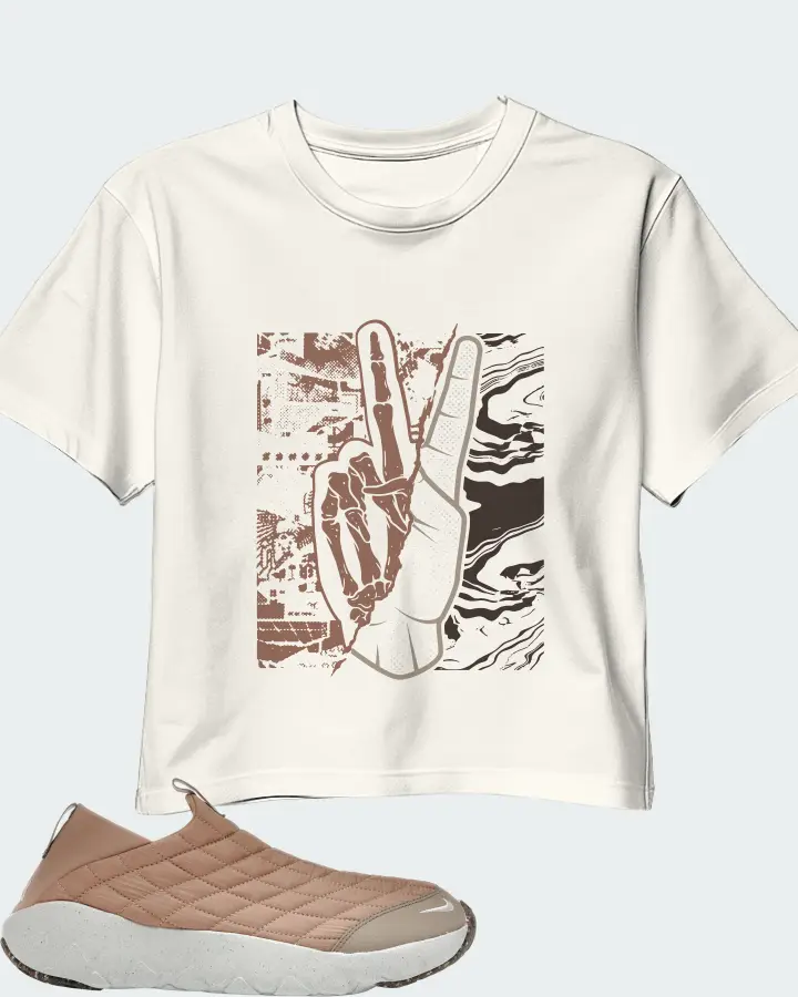 Nike ACG Moc 3.5 Sneaker Matching Ecru White Crop Top - Peace of mind