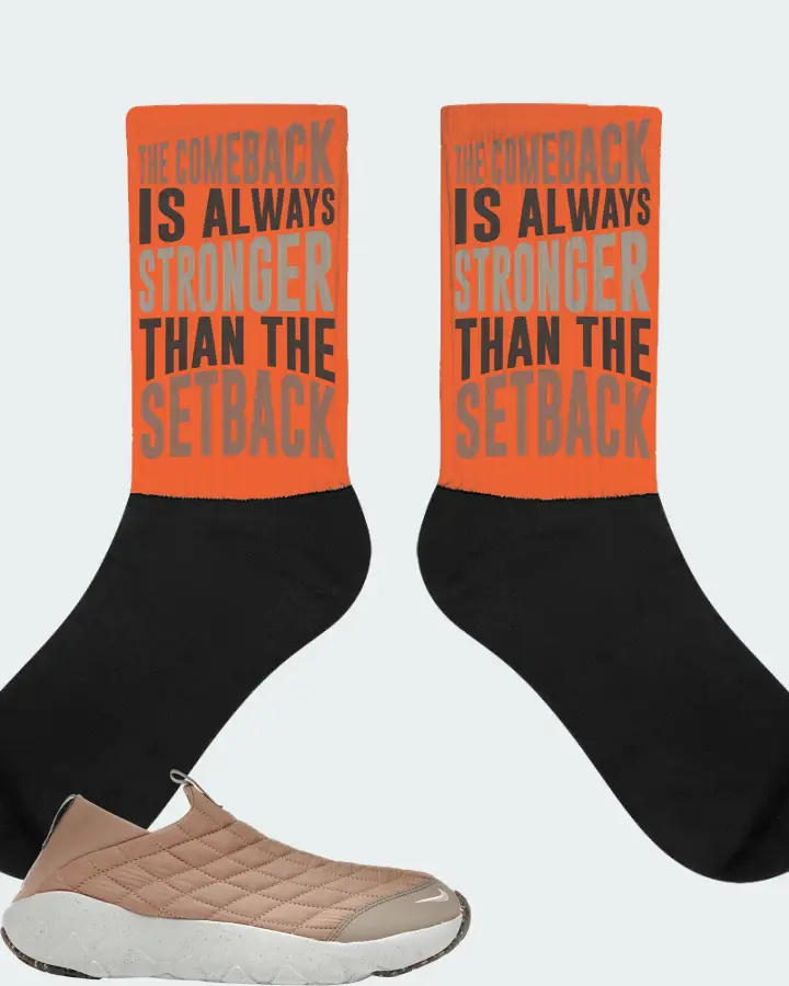 Nike ACG Moc 3.5 Sneaker Matching Orange Socks (The Comeback) - View 1