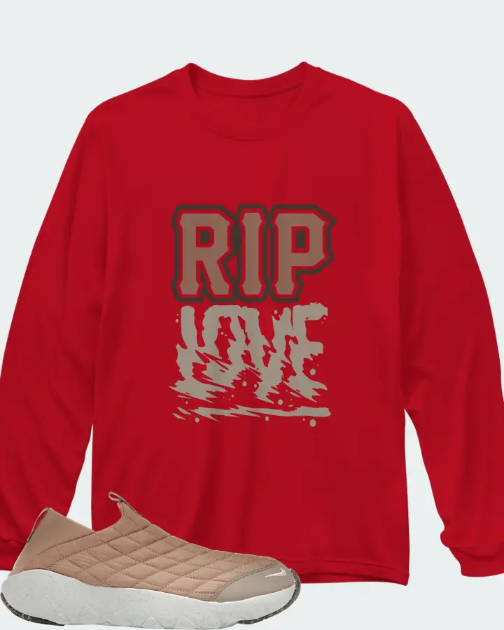 Long Sleeve T-Shirt in Red