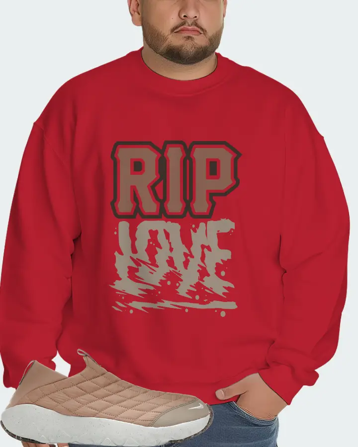 Nike ACG Moc 3.5 Sneaker Matching Red Sweatshirt (RIP Love) - View 6