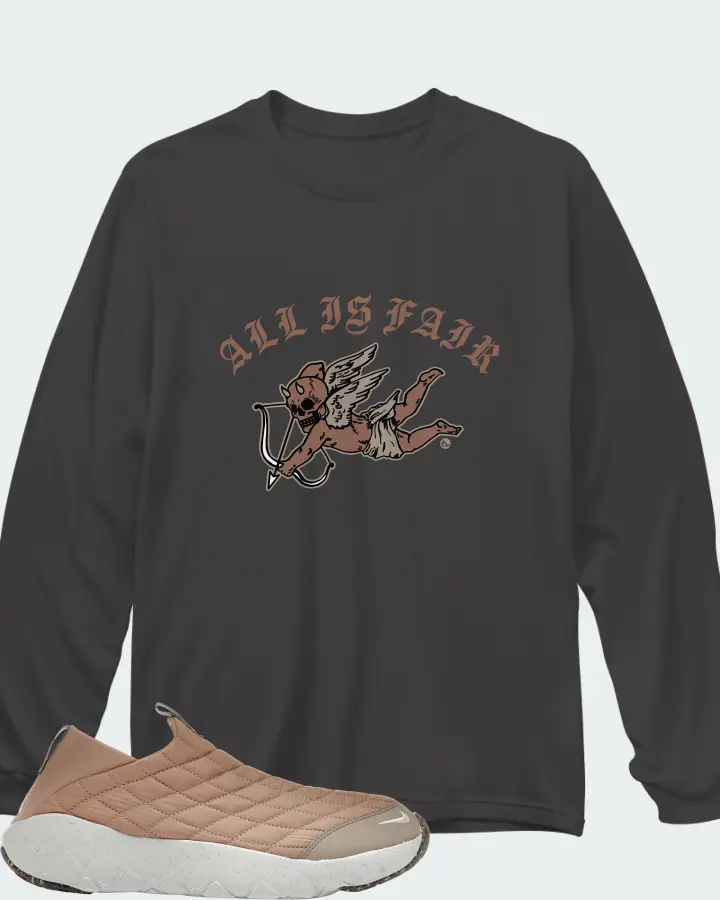 Long Sleeve T-Shirt in Dark Grey