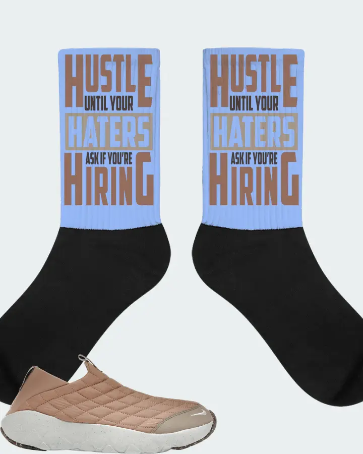 Nike ACG Moc 3.5 Sneaker Matching Carolina Blue Socks - HUSTLE UNTIL YOUR HATERS