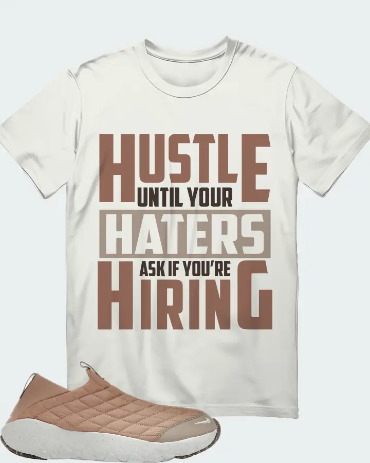 Nike ACG Moc 3.5 Sneaker Matching Ash T-Shirt - HUSTLE UNTIL YOUR HATERS