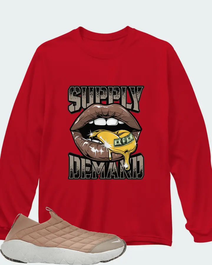 Long Sleeve T-Shirt in Red