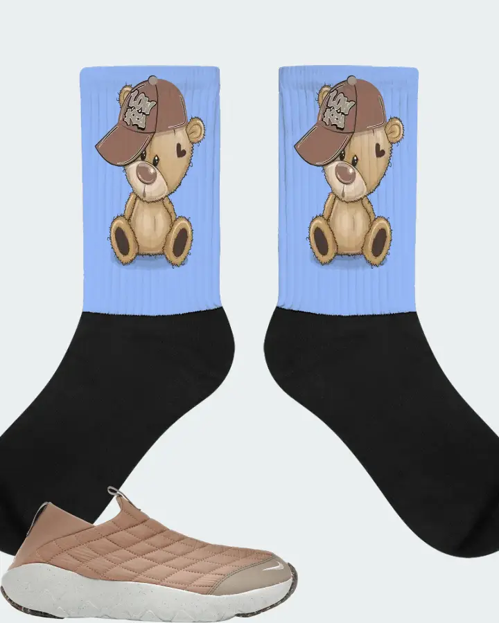 Nike ACG Moc 3.5 Sneaker Matching Carolina Blue Socks - LOW KEY BEAR