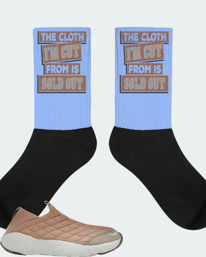 Nike ACG Moc 3.5 Sneaker Matching Carolina Blue Socks - The Cloth I'm Cut From Refreshed