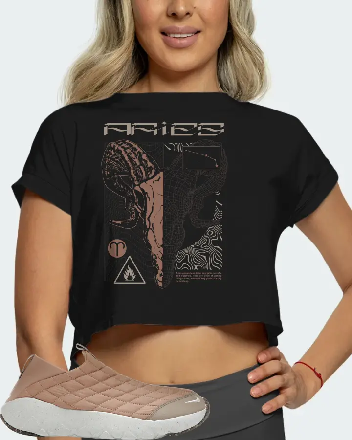 Nike ACG Moc 3.5 Sneaker Matching Black Crop Top (ARIES) - View 5