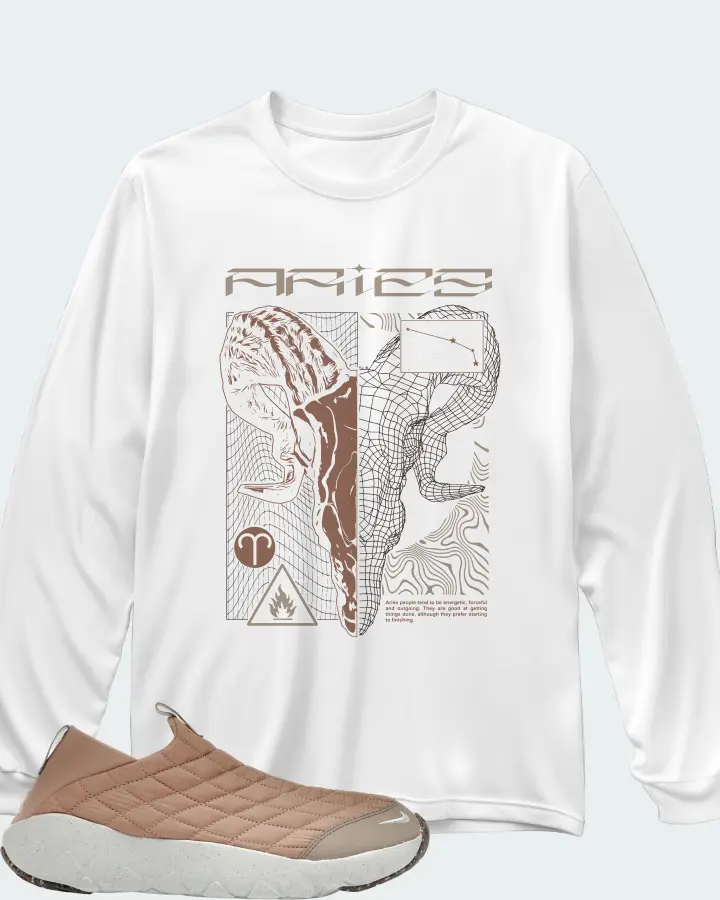 Long Sleeve T-Shirt in White