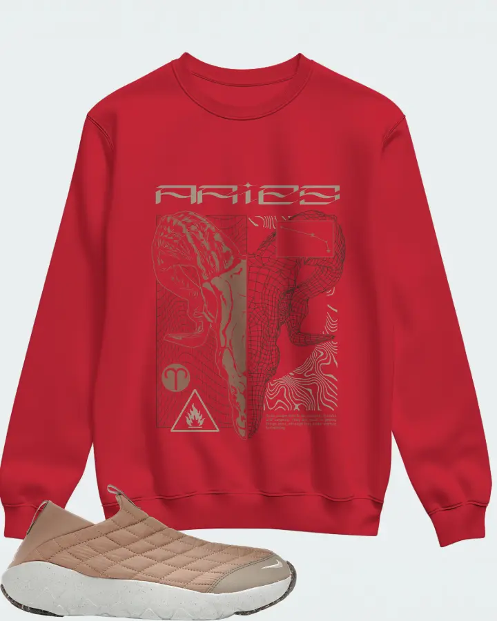 Sweatshirt in Red