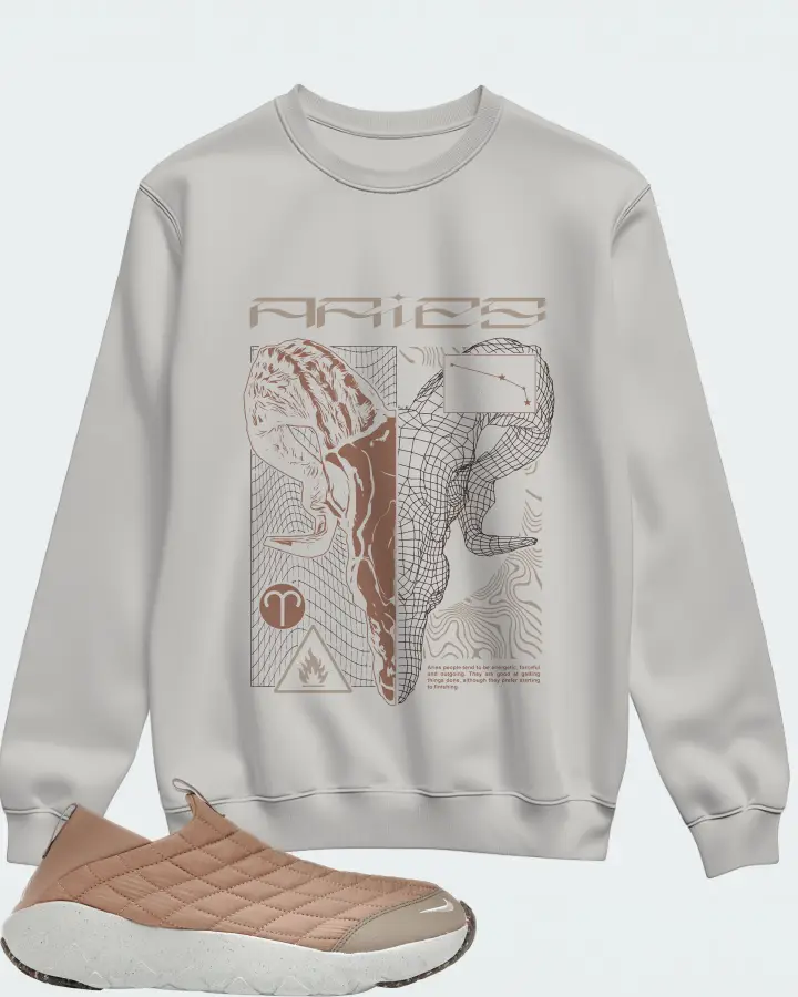 Sweatshirt in Grey