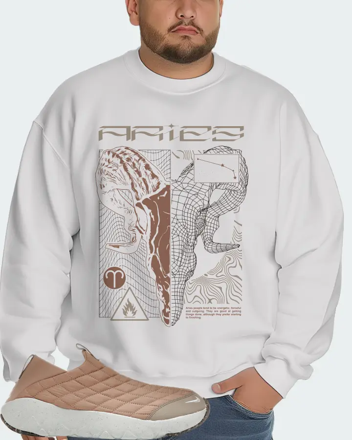 Nike ACG Moc 3.5 Sneaker Matching White Sweatshirt (ARIES) - View 6