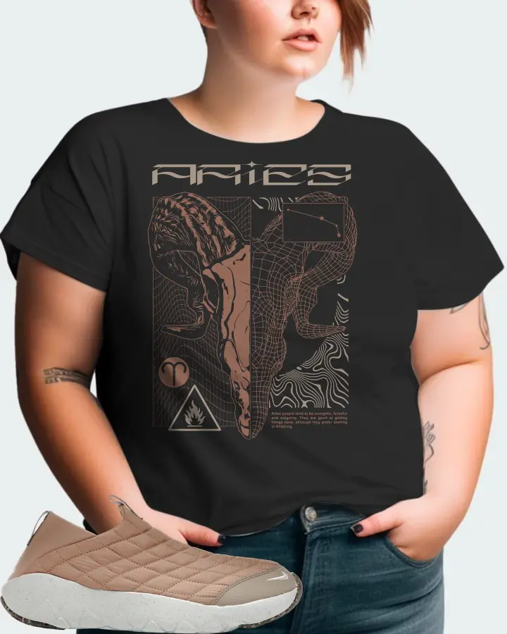 Nike ACG Moc 3.5 Sneaker Matching Graphite T-Shirt (ARIES) - View 11