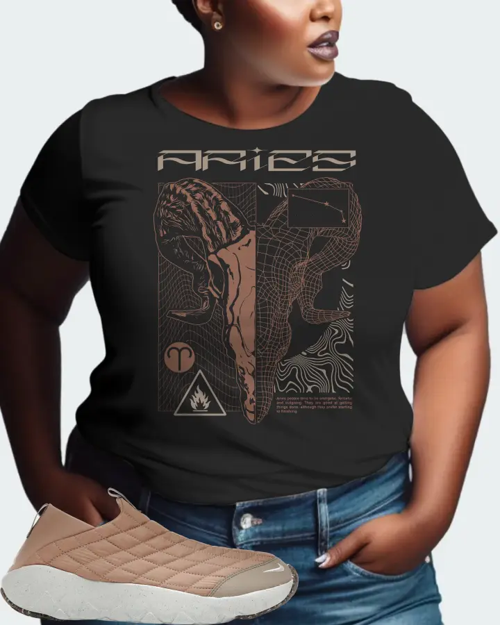 Nike ACG Moc 3.5 Sneaker Matching Graphite T-Shirt (ARIES) - View 9
