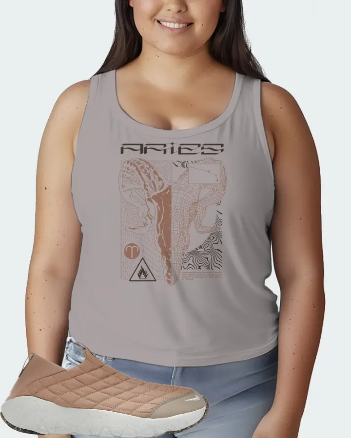 Nike ACG Moc 3.5 Sneaker Matching Grey Tank Top (ARIES) - View 7