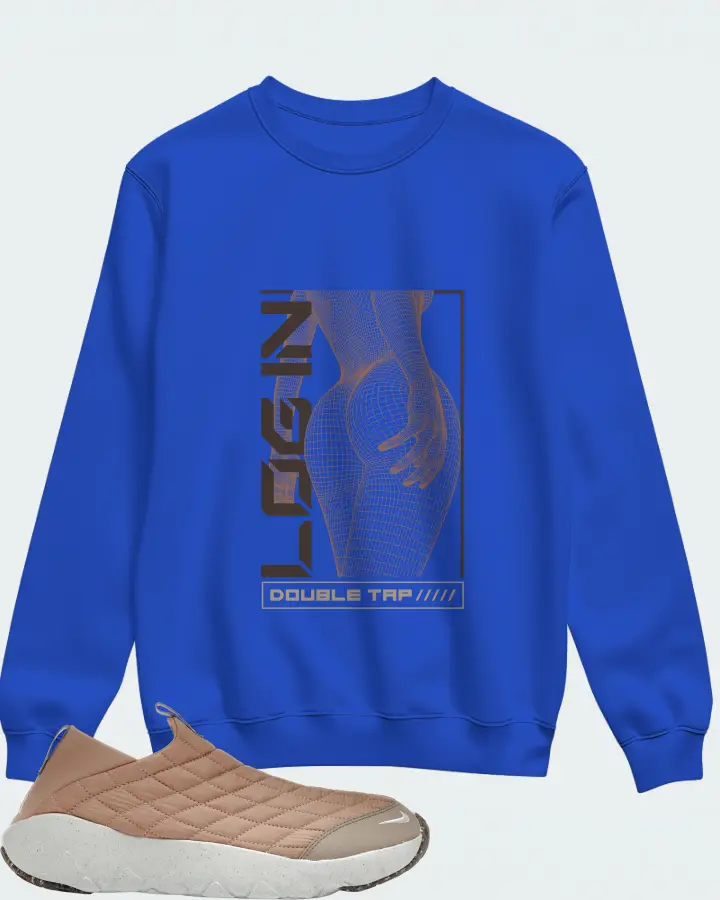 Sweatshirt in Royal Blue