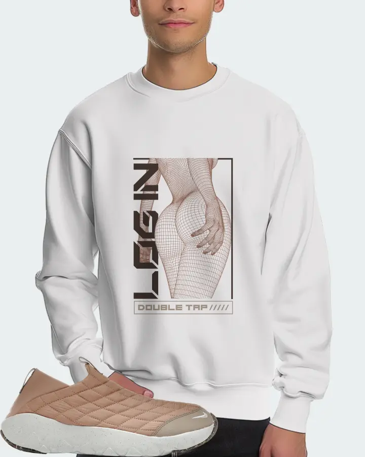 Nike ACG Moc 3.5 Sneaker Matching White Sweatshirt (LOGIN) - View 4
