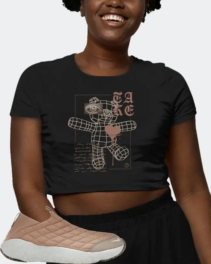 Nike ACG Moc 3.5 Sneaker Matching Black Crop Top (TAKE) - View 3