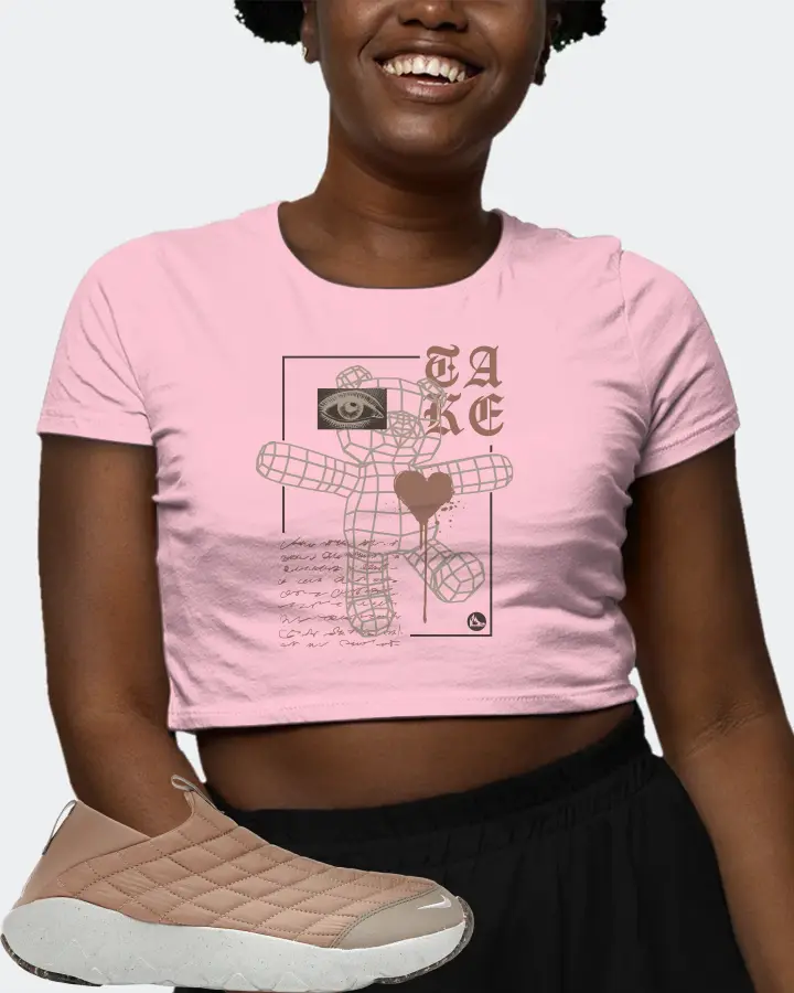 Nike ACG Moc 3.5 Sneaker Matching Pink Crop Top (TAKE) - View 3
