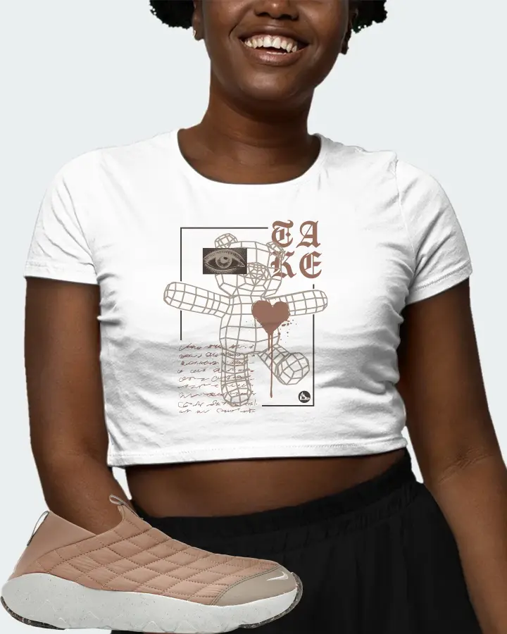 Nike ACG Moc 3.5 Sneaker Matching White Crop Top (TAKE) - View 3