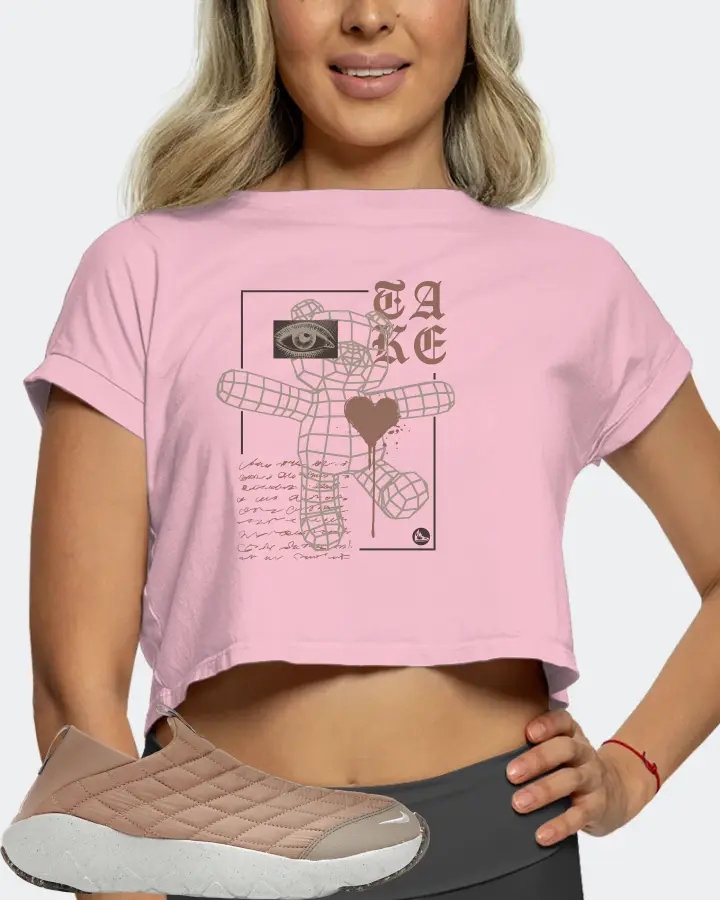 Nike ACG Moc 3.5 Sneaker Matching Pink Crop Top (TAKE) - View 5