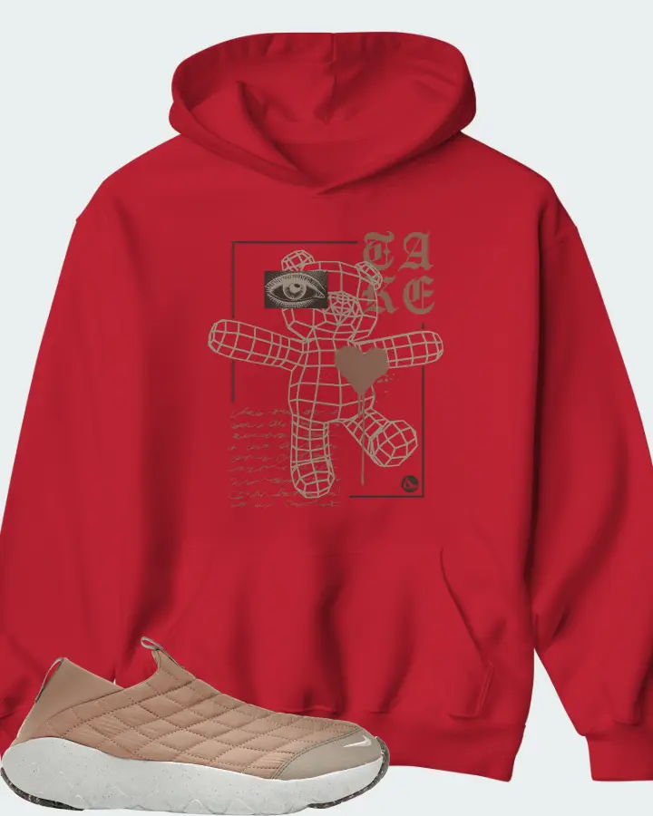 Hoodie in Red