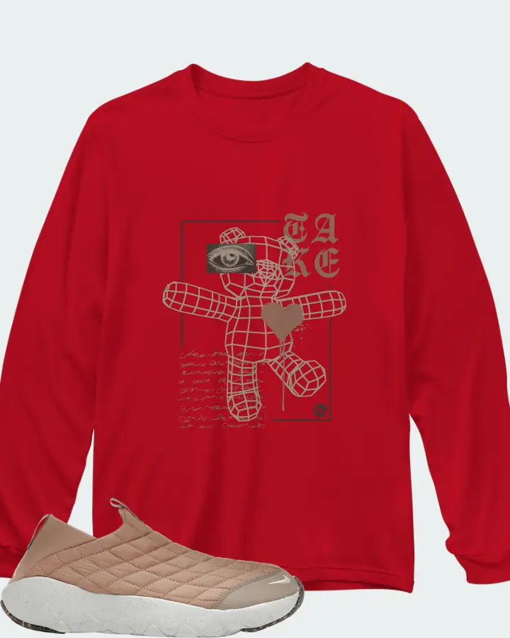 Long Sleeve T-Shirt in Red