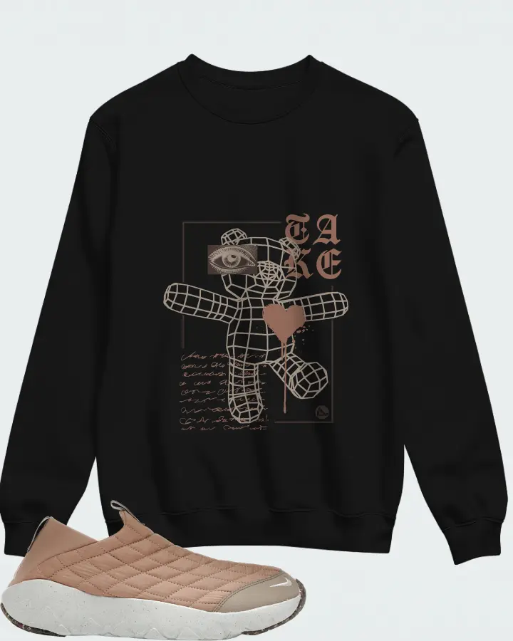 Nike ACG Moc 3.5 Sneaker Matching Black Sweatshirt (TAKE) - View 1
