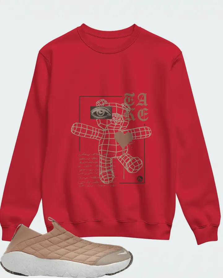 Sweatshirt in Red