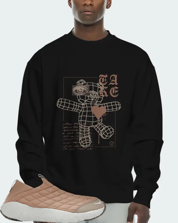 Nike ACG Moc 3.5 Sneaker Matching Black Sweatshirt (TAKE) - View 2