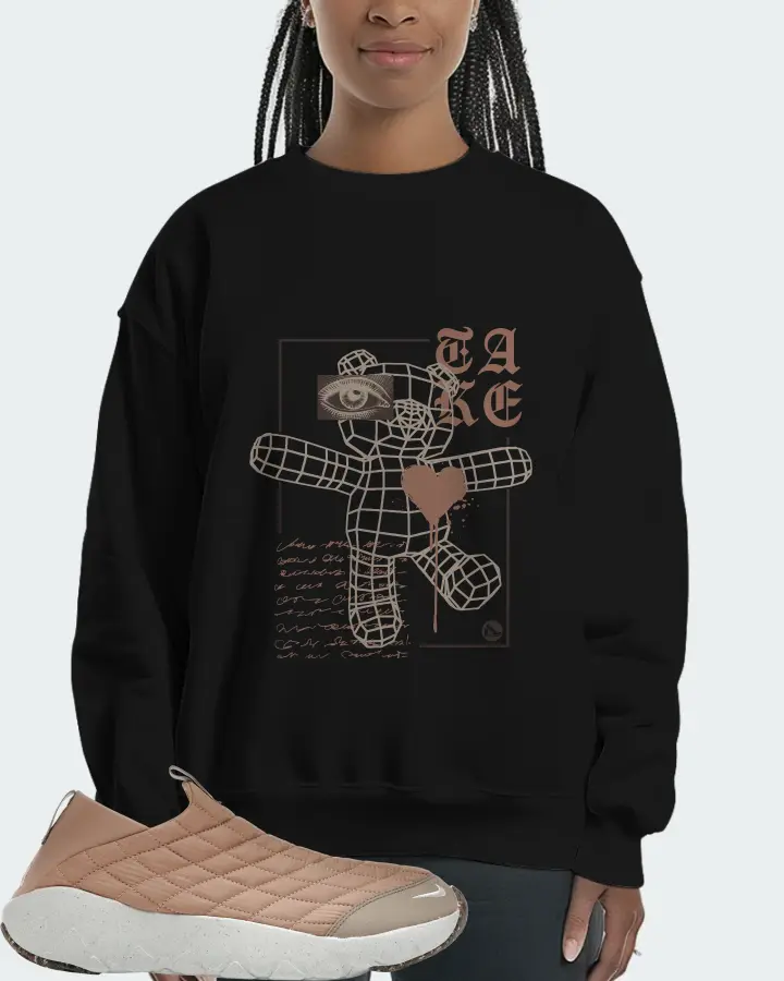 Nike ACG Moc 3.5 Sneaker Matching Black Sweatshirt (TAKE) - View 3