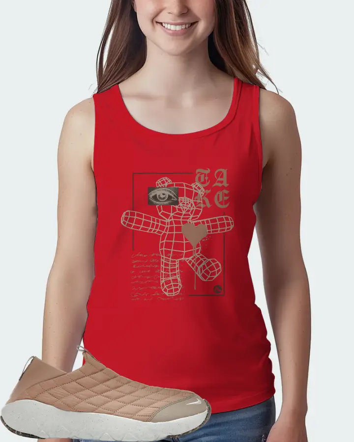 Nike ACG Moc 3.5 Sneaker Matching Red Tank Top (TAKE) - View 5