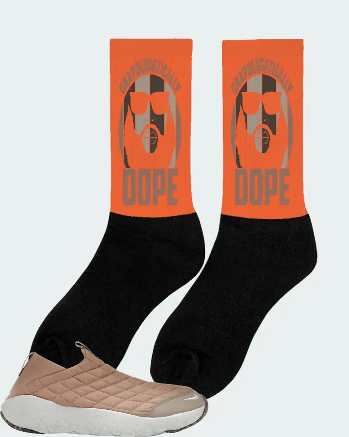 Nike ACG Moc 3.5 Sneaker Matching Orange Socks (UNAPOLOGETICALLY DOPE Man) - View 3