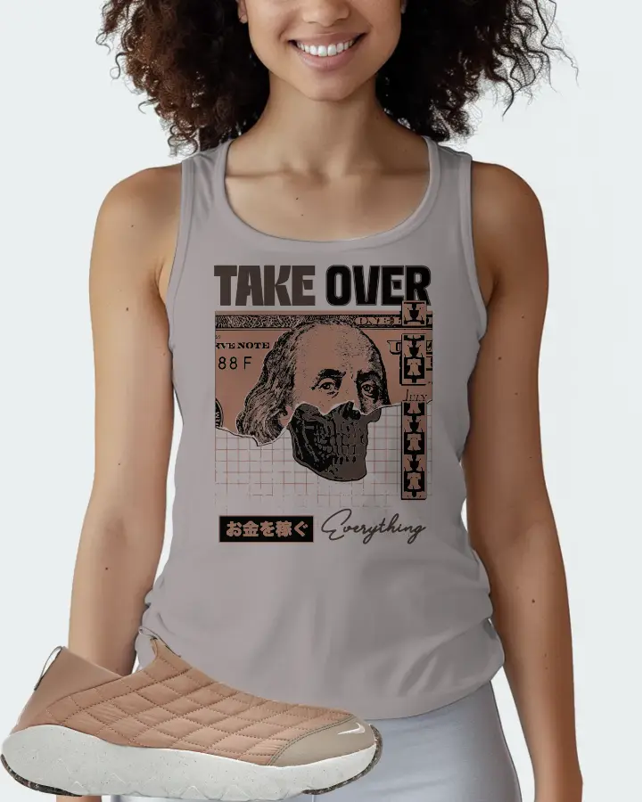 Nike ACG Moc 3.5 Sneaker Matching Grey Tank Top (Take Over) - View 3