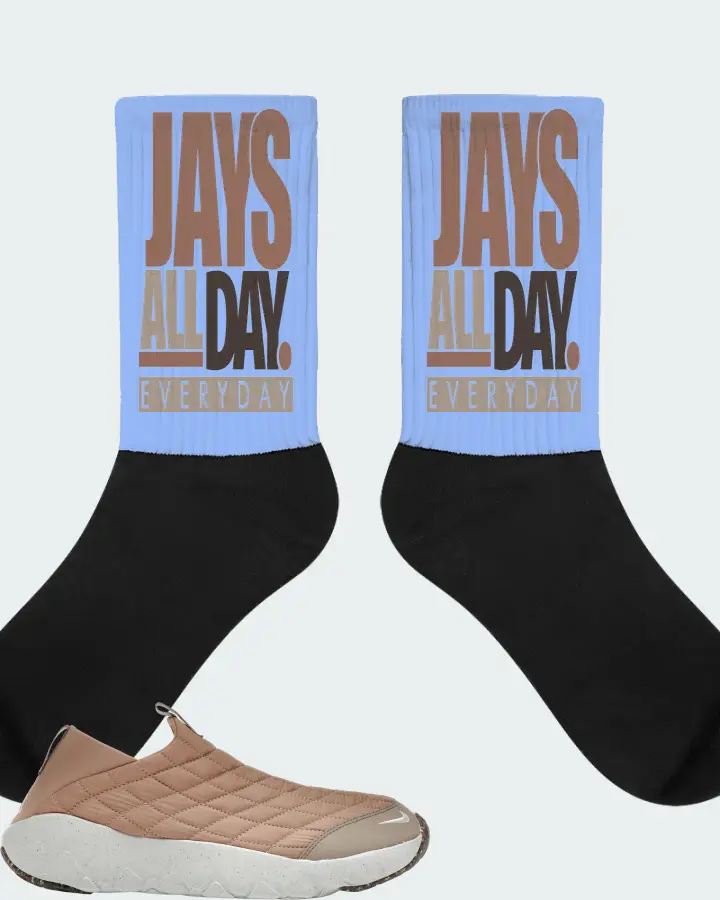 Nike ACG Moc 3.5 Sneaker Matching Carolina Blue Socks - Jays All Day