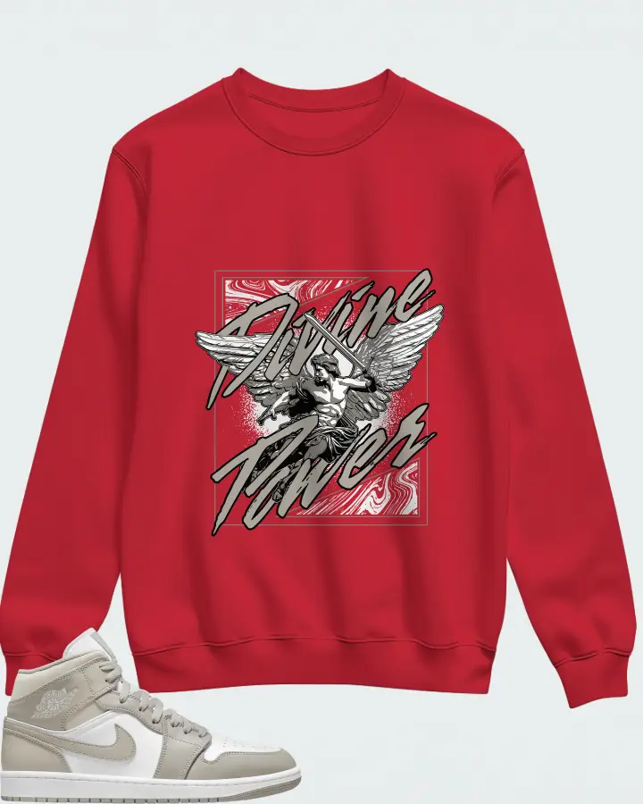 Sweatshirt in Red