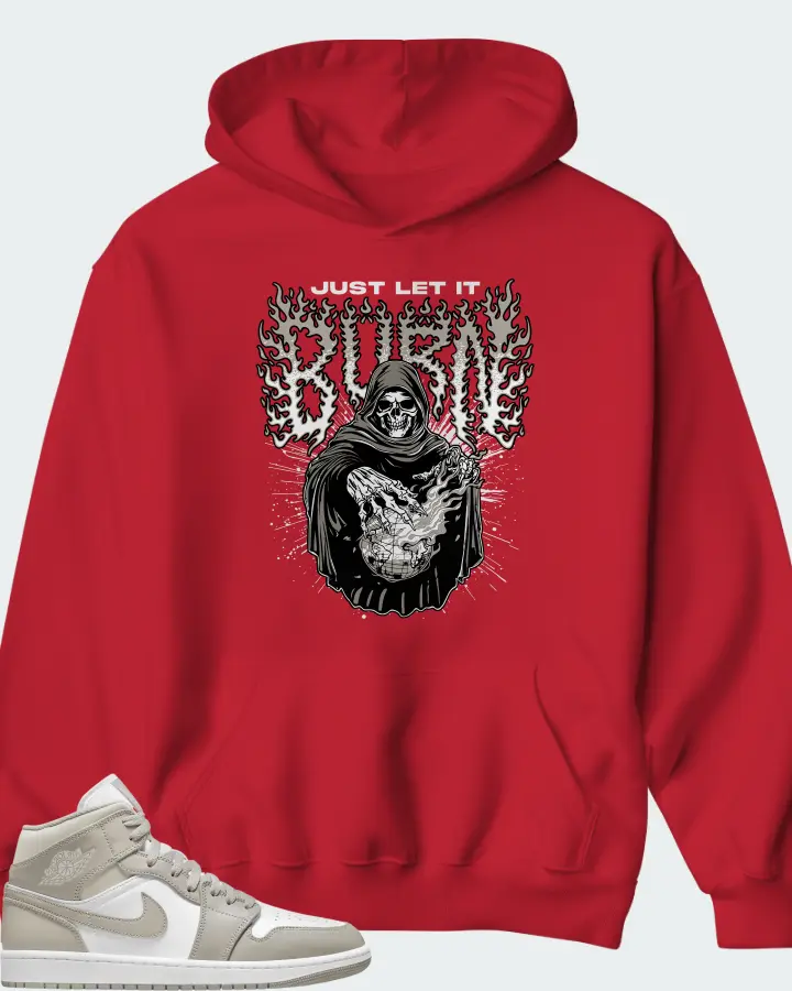 Hoodie in Red