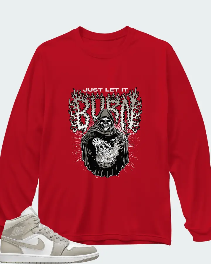Long Sleeve T-Shirt in Red