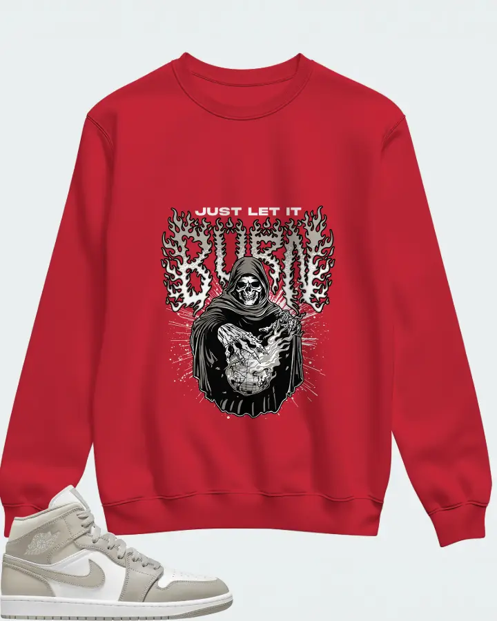 Sweatshirt in Red