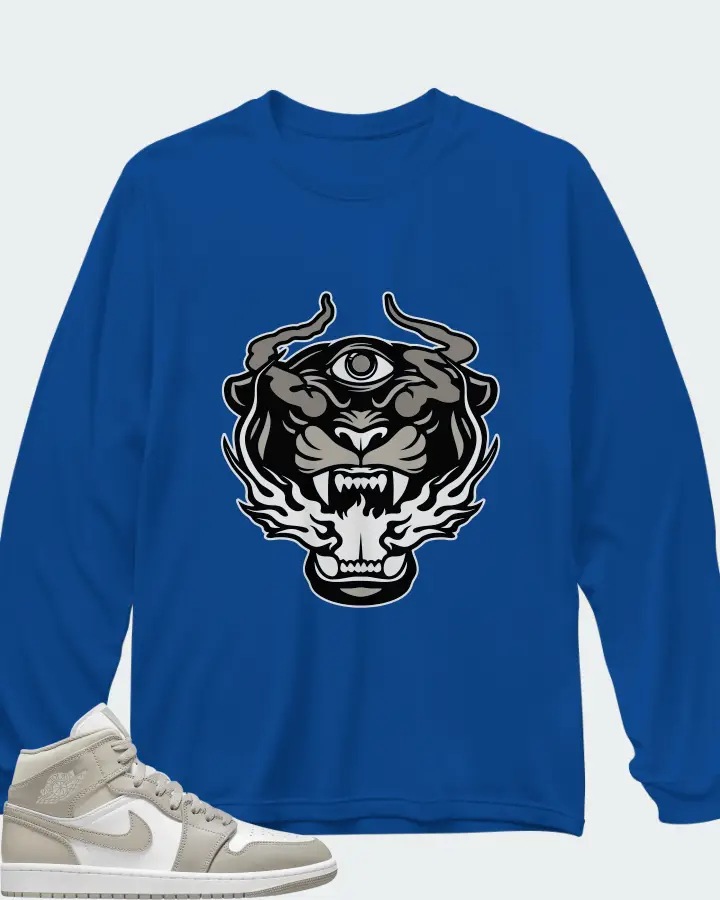 Long Sleeve T-Shirt in Royal Blue