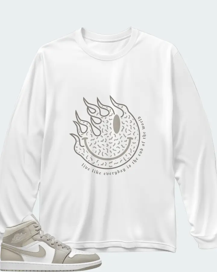 Long Sleeve T-Shirt in White