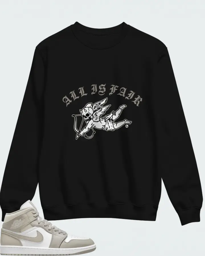 Sweatshirt in Black
