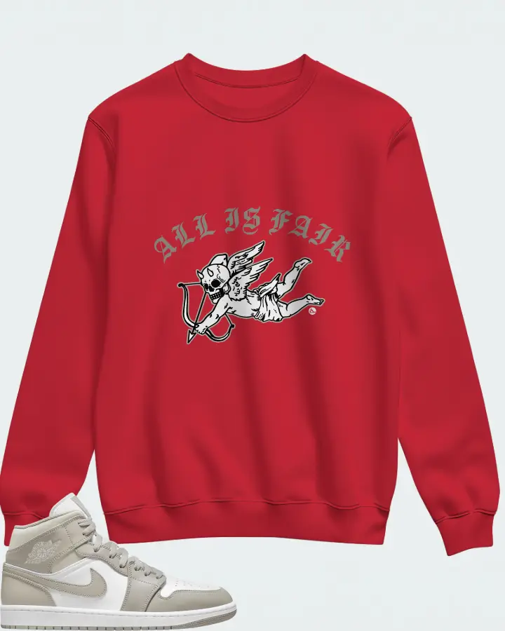 Sweatshirt in Red