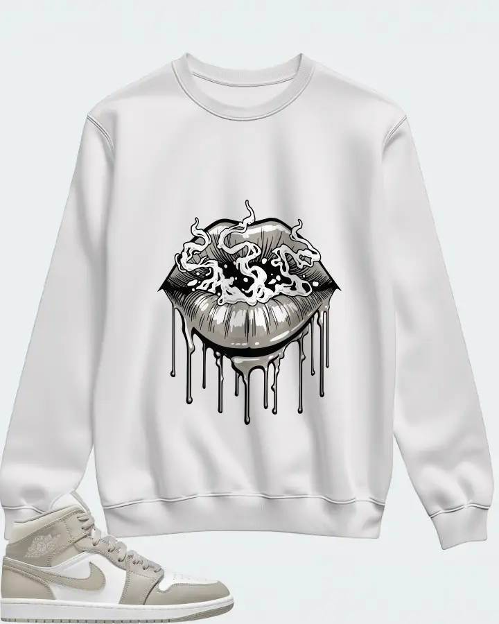 Sweatshirt in White