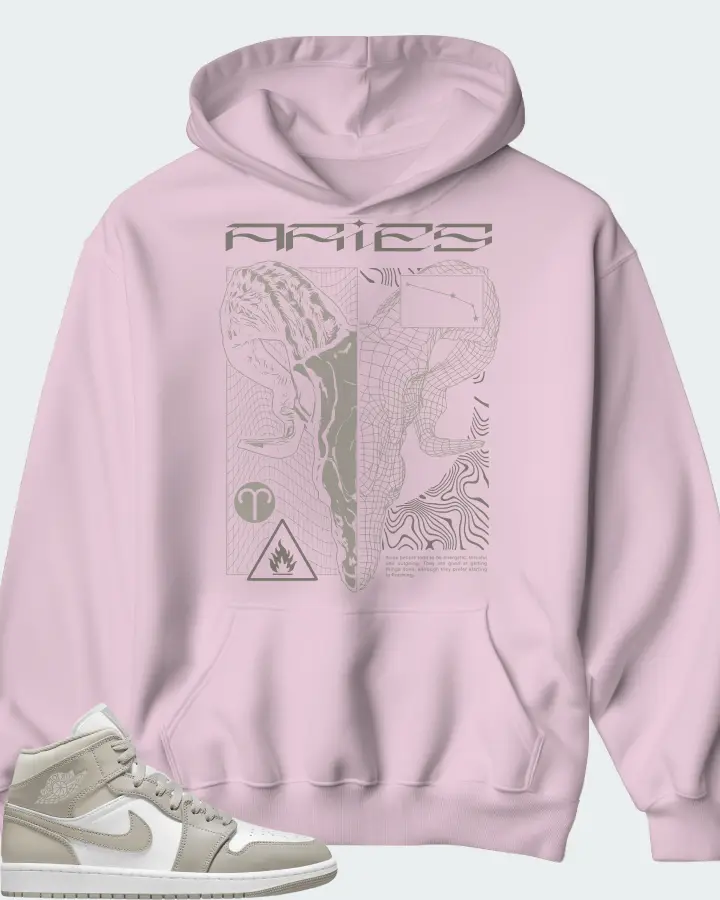 Hoodie in Pink