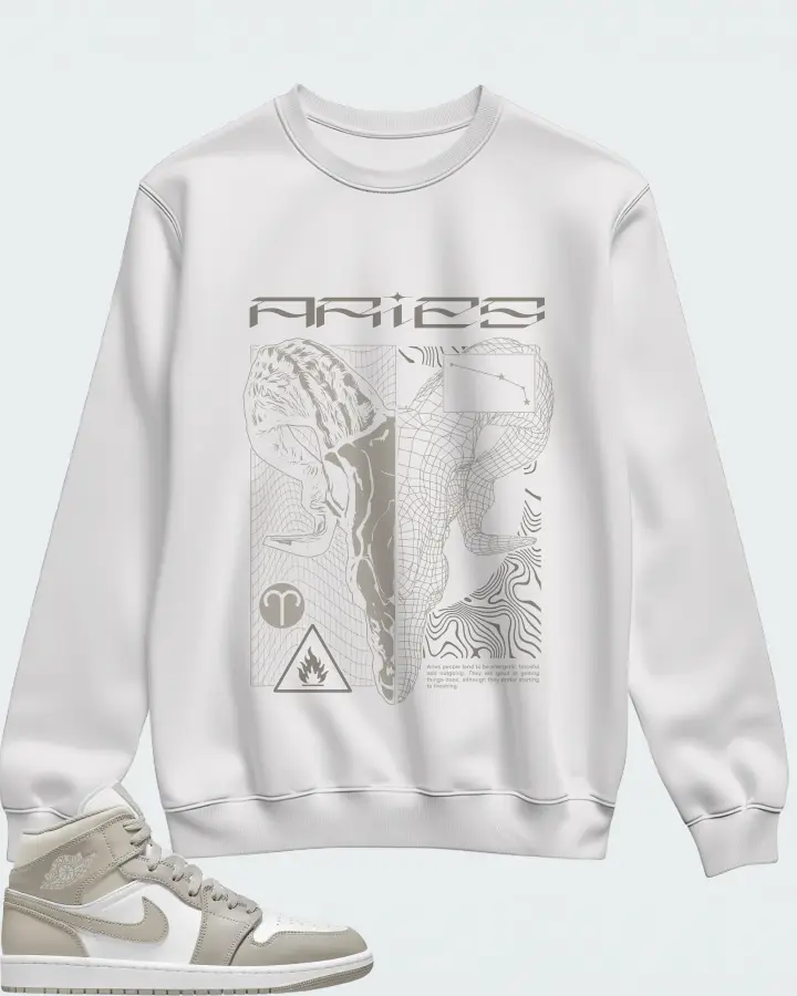 Sweatshirt in White