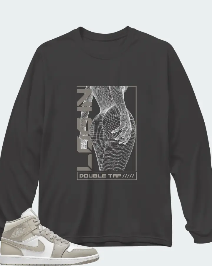 Long Sleeve T-Shirt in Dark Grey