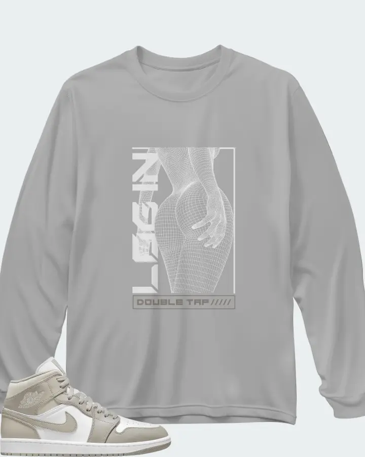 Long Sleeve T-Shirt in Grey