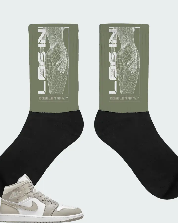 Socks in Olive