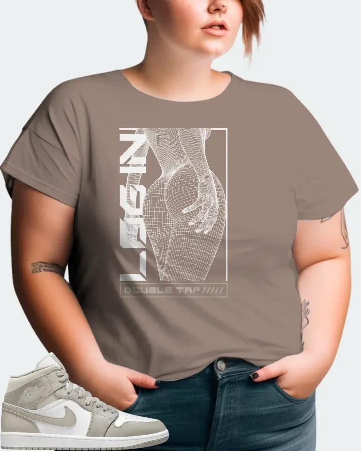 Jordan 1 Mid Sneaker Matching Pebble T-Shirt (LOGIN) - View 11